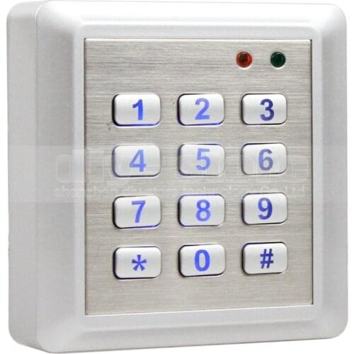 DIYSECUR NEW Waterproof 125KHz RFID Reader Access Control System Kit Keypad + 10 ID Cards Key Fobs