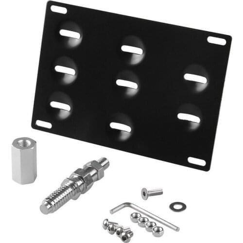 New Front Bumper Tow Hook License Plate Mounting Bracket for Audi S4 S5 RS7