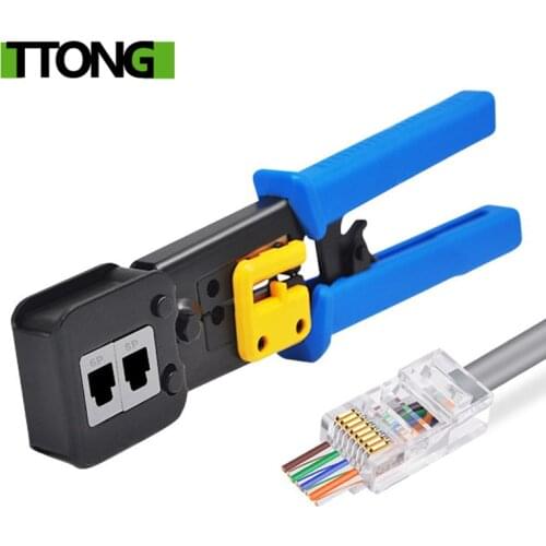 RJ45 crimping pliers manual network tool pliers RJ12 cat5 cat6 8p8c cable stripper crimping pliers pliers clip multi-function