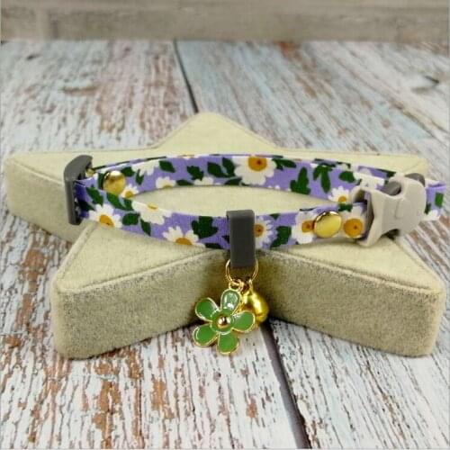 Pet"s collar Summer puppy rabbit universal leisure cat green cat pet kittens collar cat collar 2021 suitable for all festivals