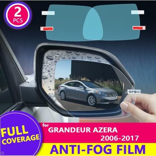 For Hyundai Grandeur Azera 2006-2011 (TG HG) Rearview Mirror HD Film Anti-Fog Rainproof Auto Mirror Sticker Car Accessories