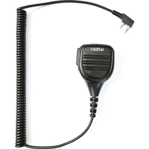 Radtel Two Way Radio Speaker Mic Walkie Talkie Shoulder Microphone For TYT MD-380 MD-UV380 WLN KD-C1 KD-C52 Baofeng UV-5R