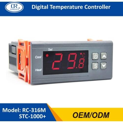 RINGDER RC-316M Cool Heat Auto Switch 2016 New STC-1000+ Upgrade Regulator Thermostat Digital Temperature Controller