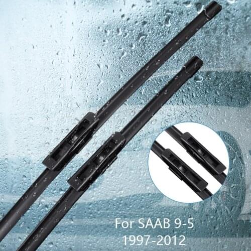 Wipers Blade For SAAB 9-5 1997 1998 1999 2000 2001 2002 2003 2004 2005-2012 Car Accessories For Auto Rubber Windscreen Wiper