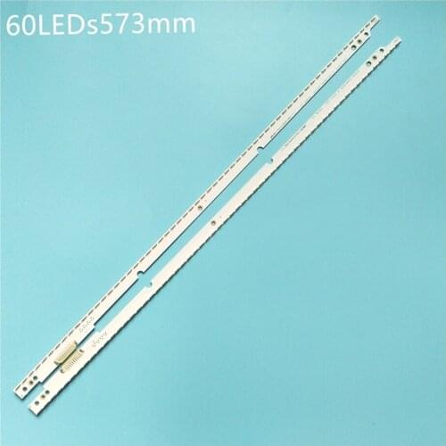 New 2 PCS/set 60LED 572mm LED Backlight strip For Samsung UA46ES5500R SLED 2012SVS46 7032NNB LEFT60 RIGHT60 3D