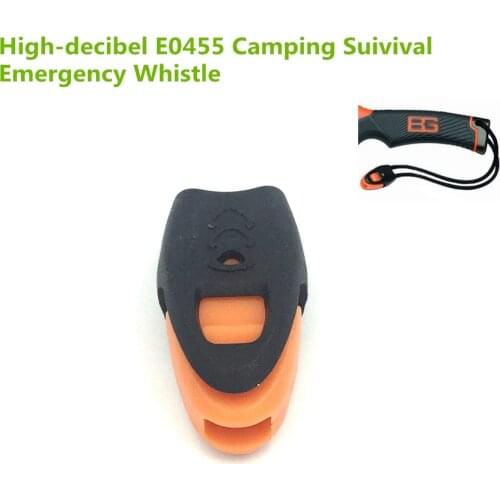 E0437 high decibel Whistles Nylon Outdoor Lifesaving Whistle Camping Suivival Tactical Emergency Whistle For Camping Hiking