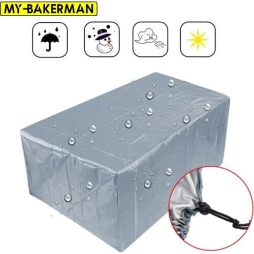 105 size garden patio protective cover Oxford cloth furniture dust cover rattan table and chair sofa waterproof rain cover