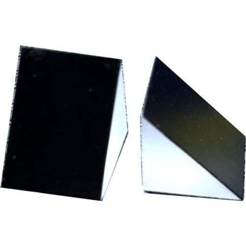 15MM Processing Prisms Custom Glued Mirror Right Angle Reflection Laser Right Angle Triangular Prism Beamsplitter Coating