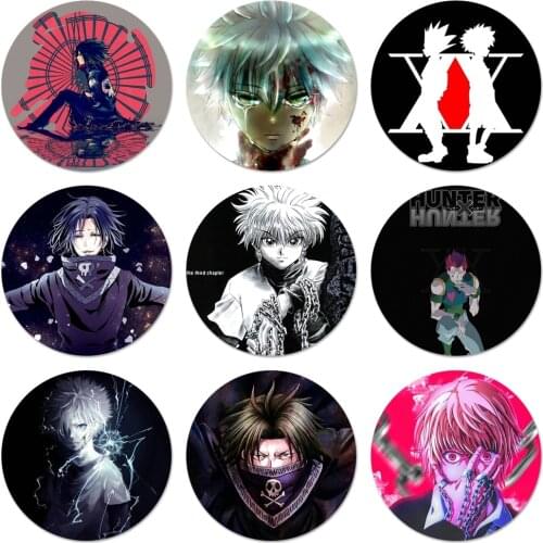 New Arrival Hunter X Hunter Anime Badge Brooch Pin Accessories For Clothes Backpack Decoration gift 58mm