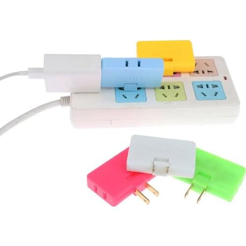 1 Piece Of Rotatable Socket Converter One In Three 180 Degree Extension Plug Multi Plug Mini Slim Wireless Outlet Adapter