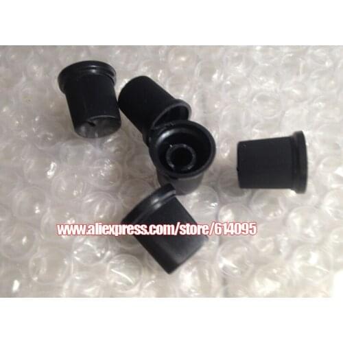 100pcs plastic potentiometer knob cap / rachis width 16MM high 17MM black