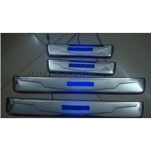 Accessories 03-04-05-06-07 for honda accord cl7 cl9 2002-2007 stianlesssteel auto door sill protector scuff plate sills guard