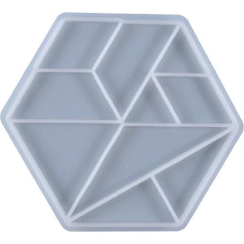 Hexagonal Puzzle Mold Suitable for Children and Adults-geometric Shape Pattern Building Blocks Brain Teasers Toy Mold