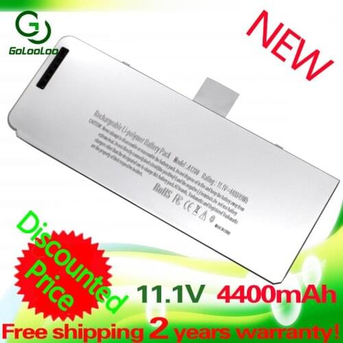 Golooloo 11.1V 4400mAh Laptop battery a1280 for Apple MacBook 13" A1278 Series ( 2008 Version )