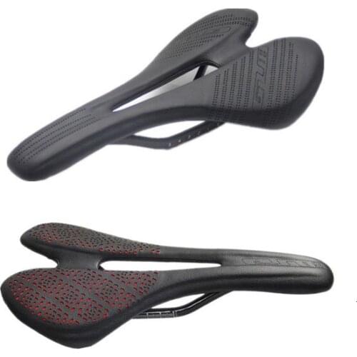 Gub 1158 Carbon Fiber Road Mtb Saddle Use 3k T700 Carbon Material Pads Super Light Leather Cushions Ride Bicycles Seat