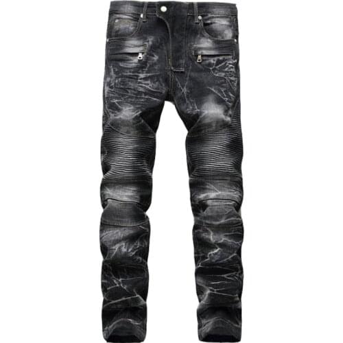 JEWUTO Straight Jeans For Men