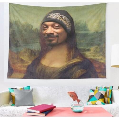 Mona Lisa Tapestry Wall Hanging Witchcraft Tapestry Bohemian Decoration Home Decoration Hippie Home Decoration Accessories Mural