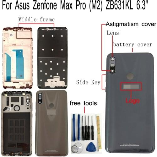 OEM For Asus Zenfone Max Pro (M2) ZB631KL 6.3" Housing Battery Back Cover