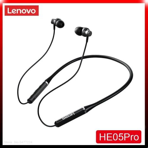 Original Lenovo HE05PRO Bluetooth earphone Earbuds Magnetic Earphone Microphone Headset IPX5 Sport Waterproof Wireless Headphone