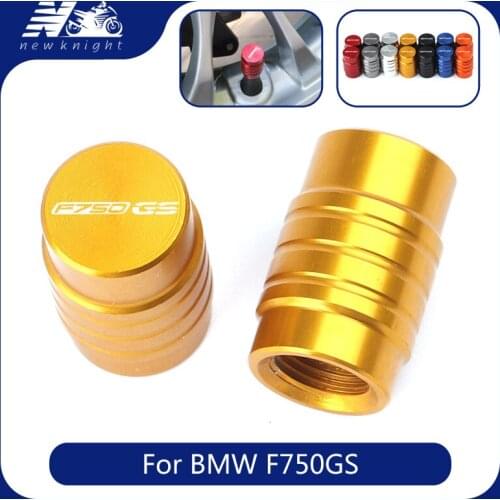 2 Pcs With Logo For BMW F750GS All Year Motorcycle Accessories CNC Aluminum Tire Valve Caps Wheel Stem Air Airtight Covers