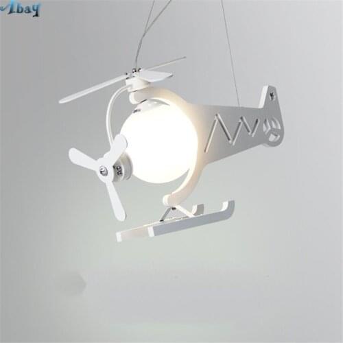 Nordic Creative Plan Shape Pendant Lights for Living Room Bedroom Childrens Room Kids Lamp Loft Decor Modern Light Fixture Led