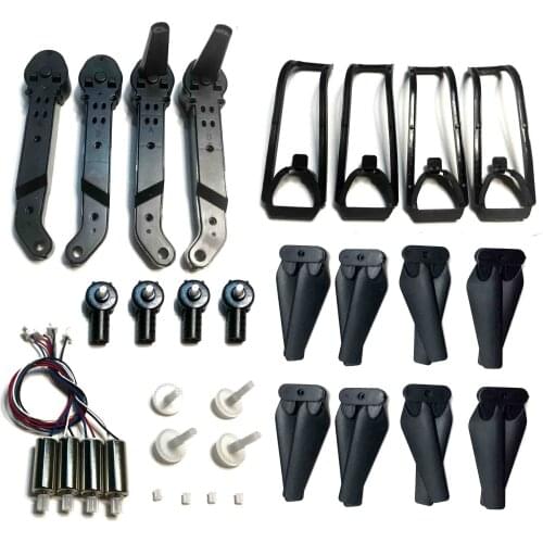 Rc wifi fpv Drone Arm Propeller Blades Motor Engines Gear guard Spare Parts Fit for E88 teng1 E88 pro Mini Drone