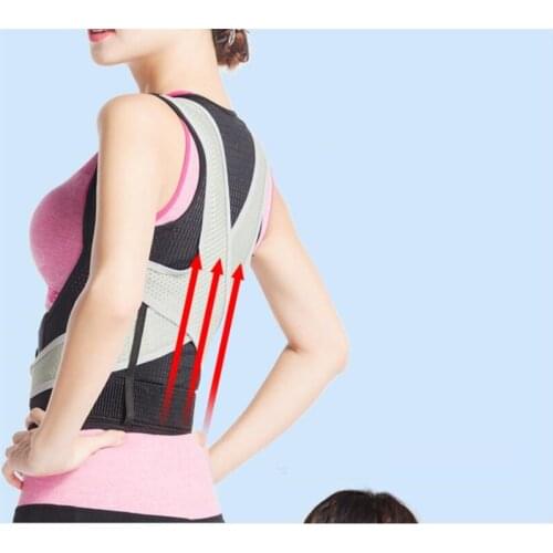 1 pcs Adjustable Posture Corrector Back Support Spine Corrector Shoulder Brace Back Pain Belt Back Corset Brace