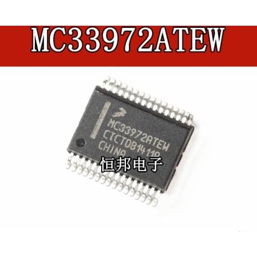 10pcs/lot MC33972ATEW MCZ33972AEW MC33972EW MCZ33972 SSOP-32 Automotive vulnerable chip turn signal ICs chip