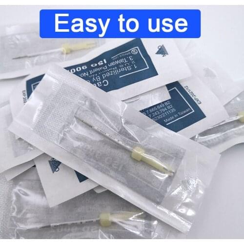 100pcs Microblading Needles For Drangon / Mosaic / Merlin Machine Permanent Make Up dragon needle Double Plug Eyebrow tattoo Lip