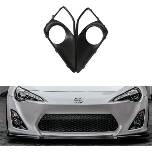 2PCs/Set Front Fog Light Bumper Cover Lamp Bezel For Toyota GT86/ Scion FR-S/ For BRZ Fog Lamp Bumper Car-styling Bumper