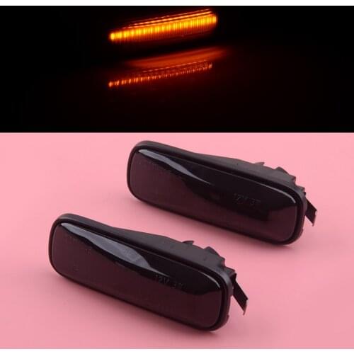 2Pcs Dynamic Smoke Front LED Side Marker Turn Signal Light Fit for Honda Civic Ballade Hatchback Sedan 1996 1997 1998 1999