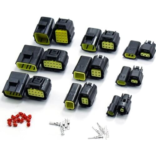 3/2/1 Sets 1.8mm Waterproof Wire Quick Connector 1/2/3/4/6/8/10/12/16 Pin Electrical Plug Car Auto Sealed Harness Socket Marine