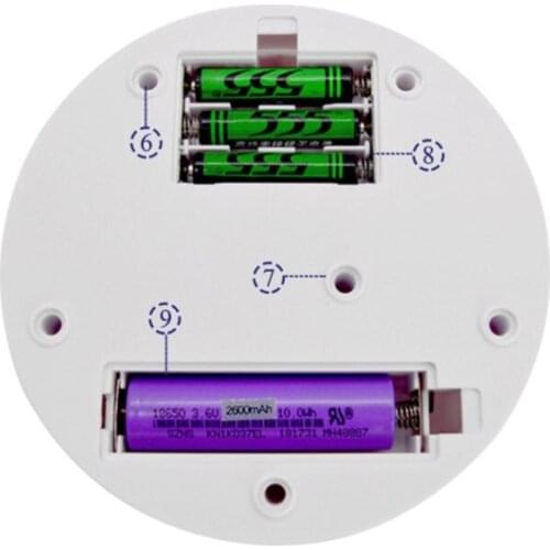 3 Speeds Electric Rotating Display Stand Mirror Turntable Jewelry Holder Battery N58A