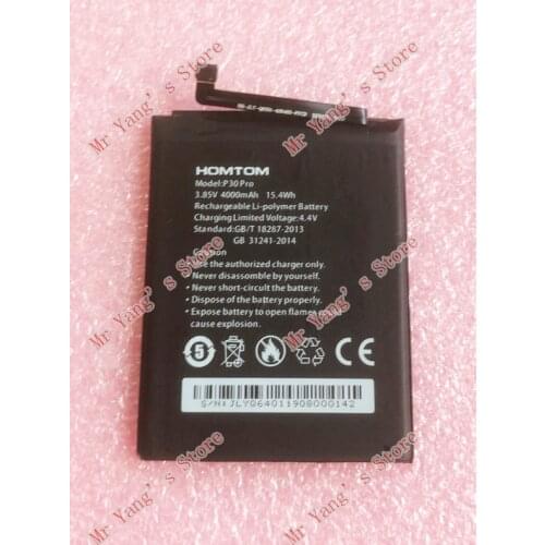 Homtom p30 pro phone battery 3900mah for Homtom p30 pro phone battery