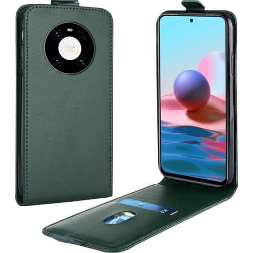 Flip Up and Down Leather Case for Huawei Mate 40 Case OCE-AN50 6.5'' Vertical Cover for Mate40 Case Phone Bag