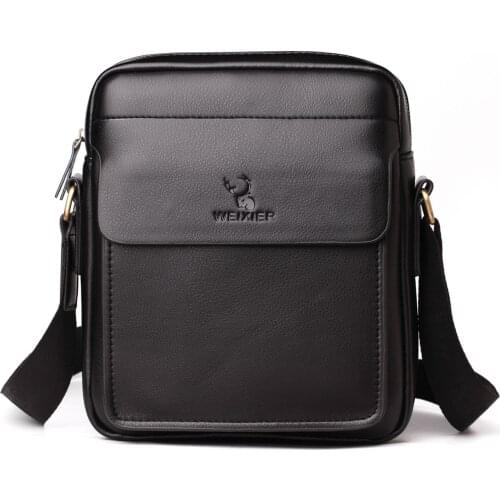 Mens Crossbody Vintage PU leather man Messenger Bags Small Shoulder bag bag for 9.7" ipad Casual Business handbag Travel Bag