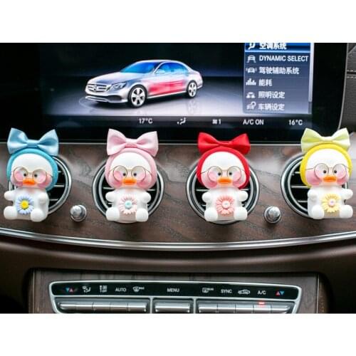 New Lalafanfan Hyaluronic Acid Duck Creative small daisy Perfume Cartoon Air Conditioning Outlet Decoration Aromatherapy