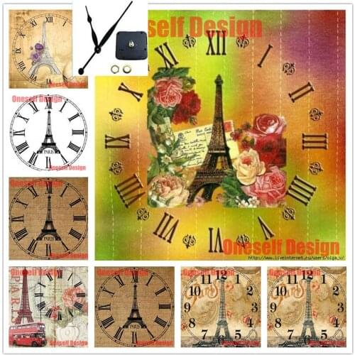 New tower wall sticker 5d diamond painting with clock tower diamond embroidery full set with clock tower Christmas gift for home