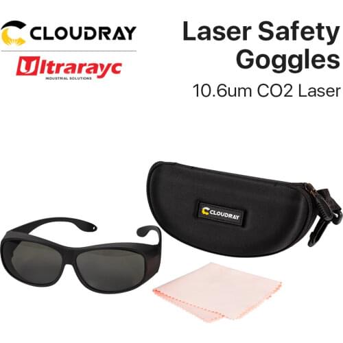 Ultrarayc 10.6um Laser Goggles TypeC Laser Safety Glasses Protection Eyewear Protective Glasses Shield for Co2 Engraving Machine