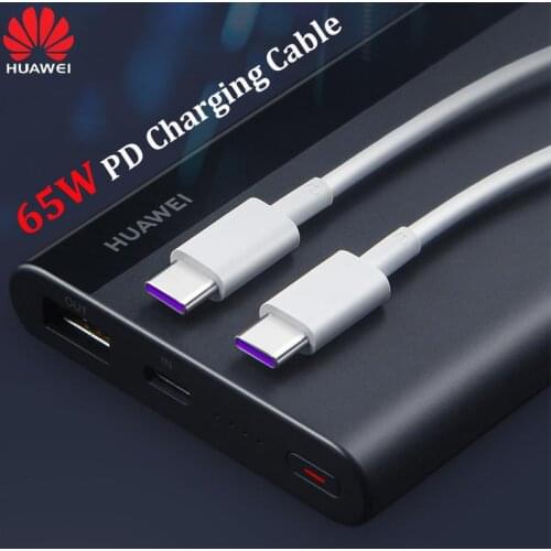 Original Huawei 5A PD Charge Cable 65W Max USB C Laptop Cable For Matebook D15/D14/14/13/E/X/X Pro/MagicBook 14 15 Macbook Pro