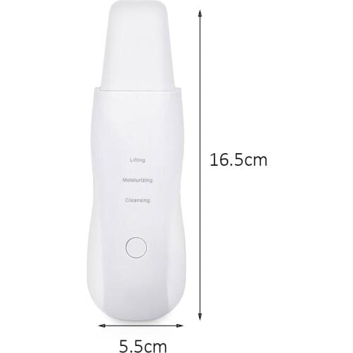 Ultrasonic Skin Scrubber Massager Machine Facial Pore Cleaner Deeply Cleaning Device Anion Face Care Peeling Shovel Lifting