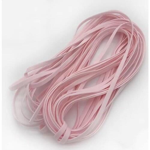 High Quality 5kg/lot Flat rope 5mm Hair band face Masks ear strap Color Elastic Band Make DIY Mouth Mask Cord Underwear Bra Rope