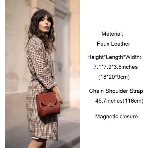 Designer Bucket Bags New 2020 Small Chain Handbags Women Leather Shoulder Bag Lady France Famous Brand Cross Body Bag