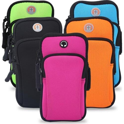 5.7 inch Sport Running Bag Arm Wrist Band Mobile Phone Case Running Jogging WaterProof Gym Arm Outdoor Holder Pouch