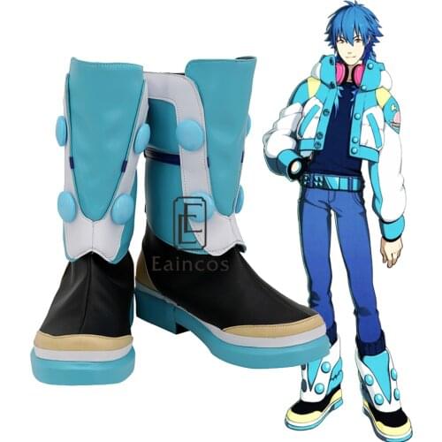 Anime Dramatical Murder Seragaki Aoba Cosplay Shoes DMMD Fancy Boots Custom-made