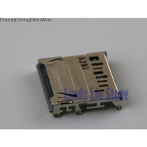 ChengChengDianWan 2pcs/lot high quality original For 3DSXL 3DSLL SD Card socket Slot Replacement Parts