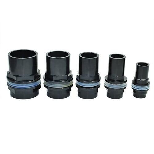 Fish Tank Pipe Fittings Special Plastic PVC Waterproof Pipe Aquarium Upper Lower Water Pipe Joints