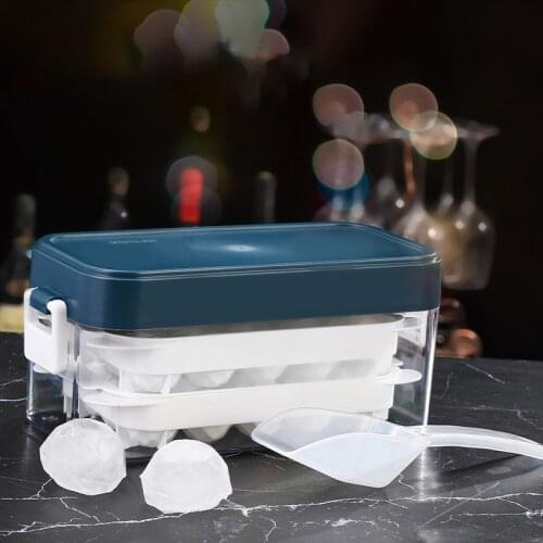 QD Rhombus Ice Ball Mold Safe PP Frozen Ice Cube Whiskey Ice Ball Mold Multi-purpose Ice Tray Flexible Ice Maker Trays-ice Maker