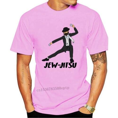 Men Jew Jitsu Funny Jewish Hannukah t shirt designer cotton round Neck Standard Fit Building Summer Style Trend shirt