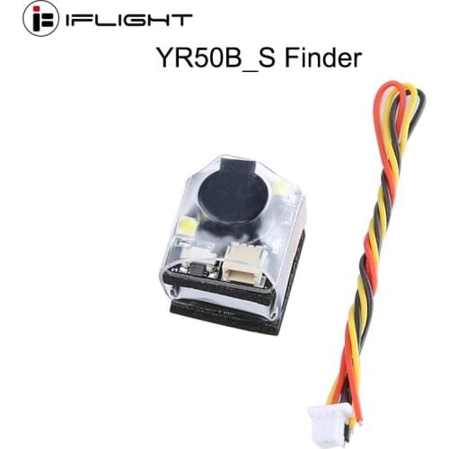 IFlight YR50B_S Finder Buzzer 100dB BB ring LED light alarm 100 decibels programmable BF F7 for FPV quadcopter and RC Airplane